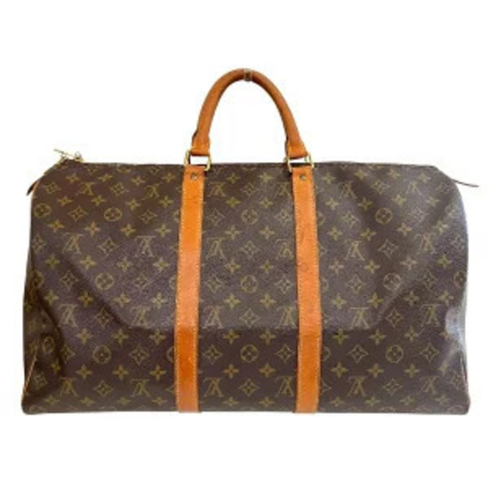 Louis Vuitton Bag Keepall Boston Monogram Brown